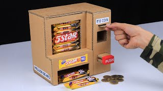 How to Make A Chocolate Vending Machine From Cardb
