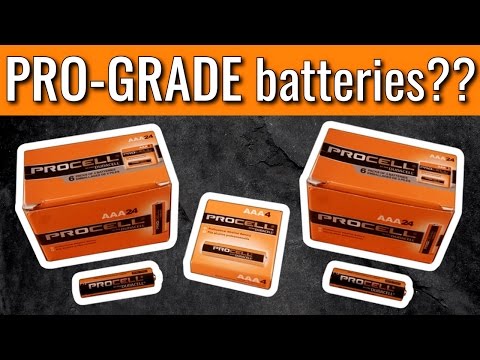 🔋​⚡​🔋​Best Batteries You've NEVER Heard of?? | Duracell PROCELL