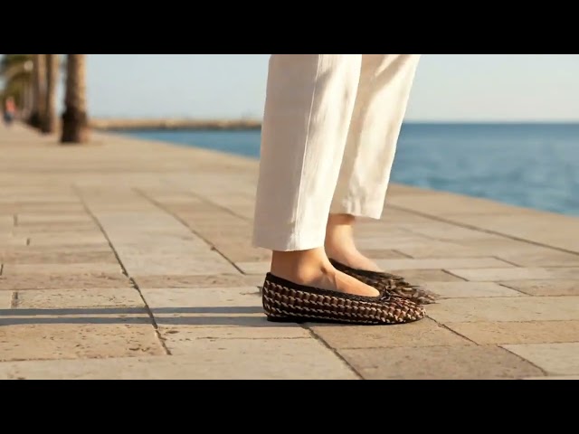 Vídeo relacionado con shoes&blues.es 89836 Bailarina de Mujer con Yute, Diseno Moderno con Puntera Bordada y Cintas Opcionales para un Ajuste Comodo, Ideales para Primavera-Verano. Oro Talla 38