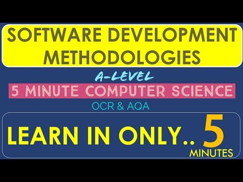 Tutorial 16. SOFTWARE DEVELOPMENT METHODOLOGIES in 5 minutes!