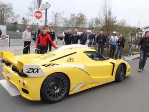 Startup and revs Edo Competition Ferrari Enzo ZXX LOUD sound Lovely Sounds