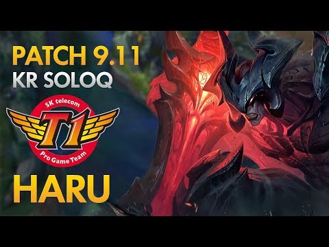 SKT T1 Haru - Aatrox Jungle - KDA 13/3/8