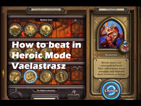 [Hearthstone] Heroic - How to beat Vaelastrasz