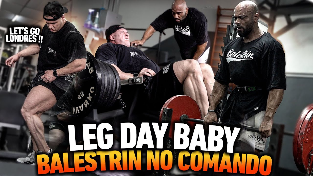 CAIKE PRO ESTÁ DE VOLTA - BALESTRIN NÃO TEM LIMITES, LEG DAY SINISTRO !!!