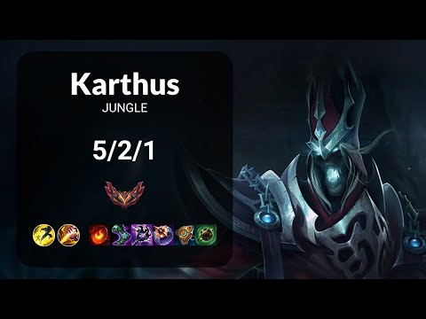 Karthus vs Lee Sin JUNGLE - KR GRANDMASTER Patch 14.23