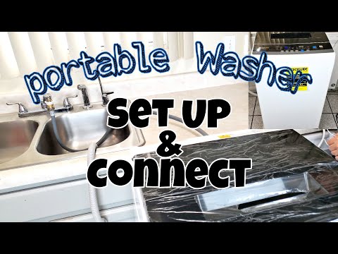 HOW TO CONNECT A PORTABLE WASHING MACHING | PORTABLE WASHING MACHINE | MINI WASHING MACHINE