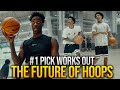 1 Pick AJ Dybantsa Puts 1 PG Shifty Diaz Baby Ellio JJ Smith More Through NBA WORKOUT