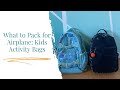 What To Pack Kids Carry On For 6 Kids For 6 Hour Flight