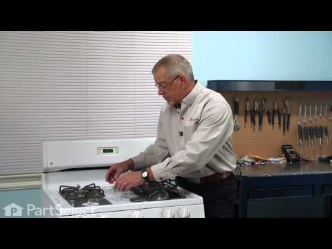 Replacing the Oven Medium Burner Head (Part # WB16K10055)
