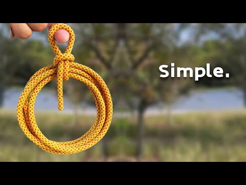 The EASIEST Way to Coil Rope with a Quick Release.