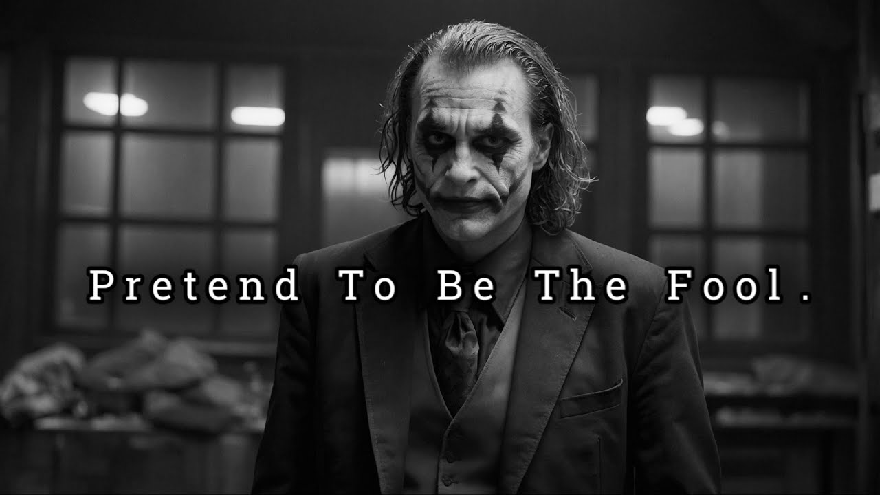 Pretend To Be The Fool, The Smart Ones Always Wait in Silence.
