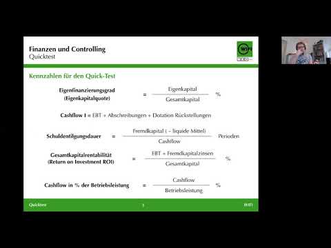 Kennzahlen: Quicktest nach Kralicek