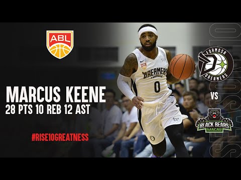 Marcus Keene 28 points Highlights vs Macau Black Bears