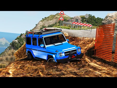 Cars Trucks vs MUD Roads #29 | BeamNG.DRIVE