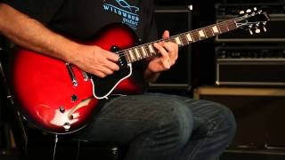 Video thumbnail for Gibson Memphis Billie Joe Armstrong ES-137  •  SN: ME401291 by Wildwood Guitars