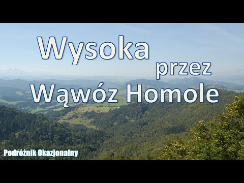 Wysoka przez Wąwóz Homole, Pieniny