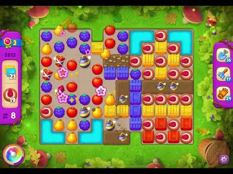 GardenScapes Level 2813 no boosters (15 moves)