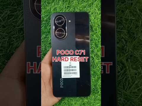 How To Unlock Screen Lock From POCO C71 ⚡ How To Hard Reset POCO Mobile 🔥🔥 #shorts #viral #pococ71