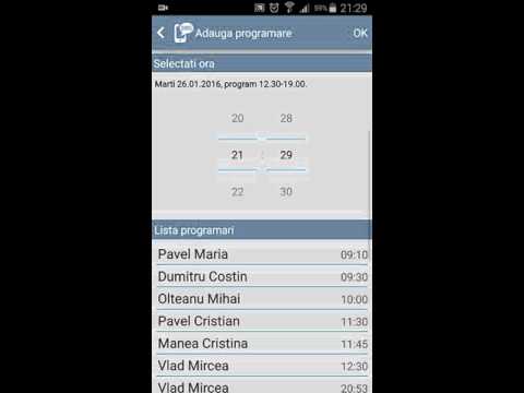 Programari Cabinet cu SMS Video
