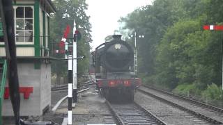 preview picture of video 'LNER 8572 arriving into Holt on the North Norfolk Railway'