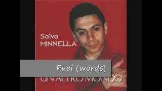 Puoi (Words) - Salva Minnella