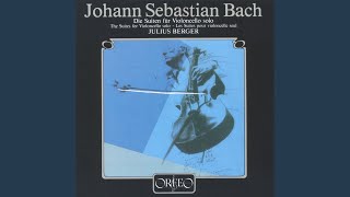 Cello Suite No. 1 in G Major, BWV 1007: IV. Sarabande