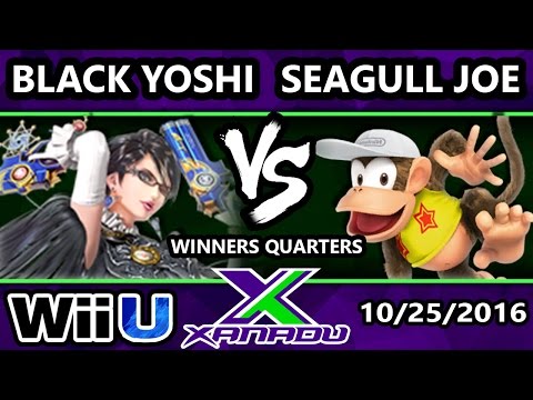 S@X 173 - Black Yoshi (Bayonetta) Vs. Seagull Joe (Diddy Kong) - SSB4 Winners Quarters