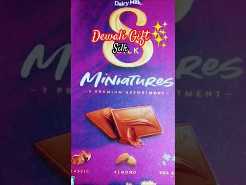 dairy milk silk miniatures premium assorted gift pack🍫 #shorts #dewali #food #gift