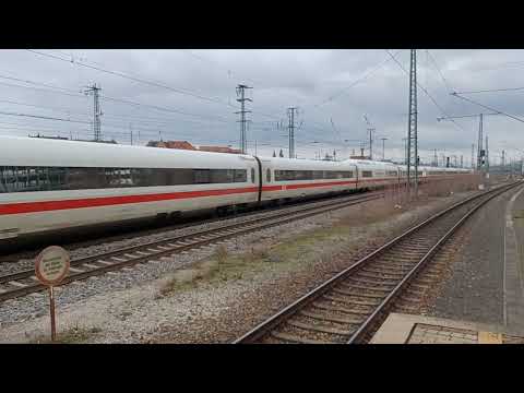 ICE 1 "Basel" in Nürnberg; einer der letzten ganzen ICE1