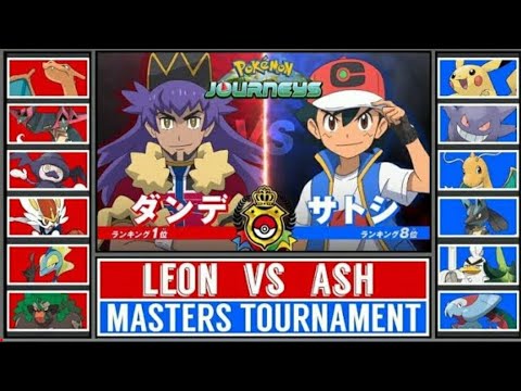 Ash Vs Leon || World Championship ||  Pokemon journeys || FULL BATTLE || English Subbed HD ||