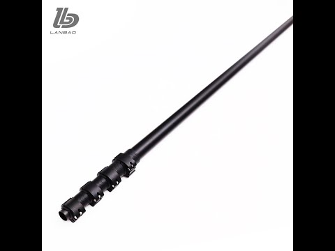 How to connect the telescopic pole with 10ft extension pole?