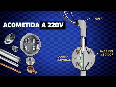 Electricidad Residencial – Instalacion de ACOMETIDA A 220 V – Paso a Paso !