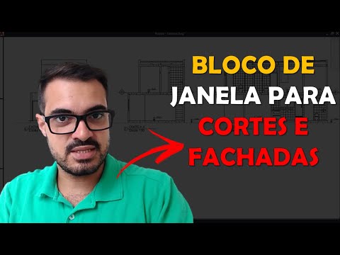 Como fazer janela em CAD e transformar em bloco no AutoCAD | MUTO FÁCIL