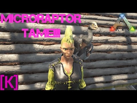 Ark Survival Evolved: Microraptor Tame!!!