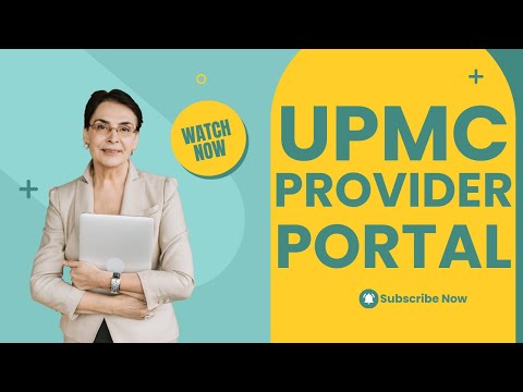 Upmc Provider Login