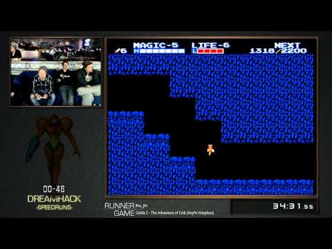 Ludendi @ DreamHack Winter Speedruns! Zelda II: The Adventure of Link by Pro_JN (Deathless Run!)