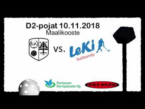 PaPo vs. Leki D2-pojat 10.11.2018, Maalikooste