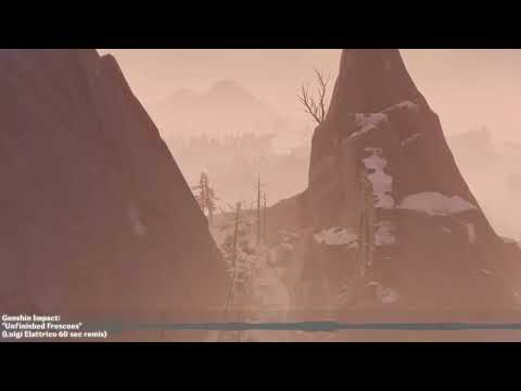 Genshin Impact: "Unfinished Frescoes" (Luigi Elettrico 60 sec remix) #shorts