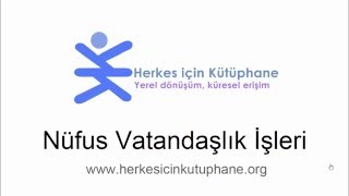e-Devlet Nüfus Vatantaşlık İşleri Eğitimi