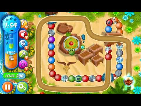 Marble Woka Woka Level 280 - NO BOOSTERS 🐢 | SKILLGAMING ✔️