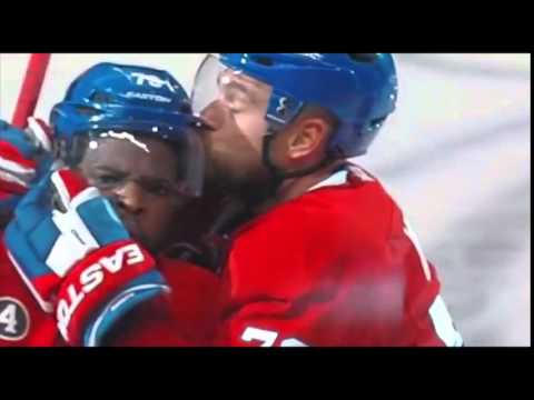 Markov / Subban Awesome Love Story ( Markov Kisses Subban After a Goal )