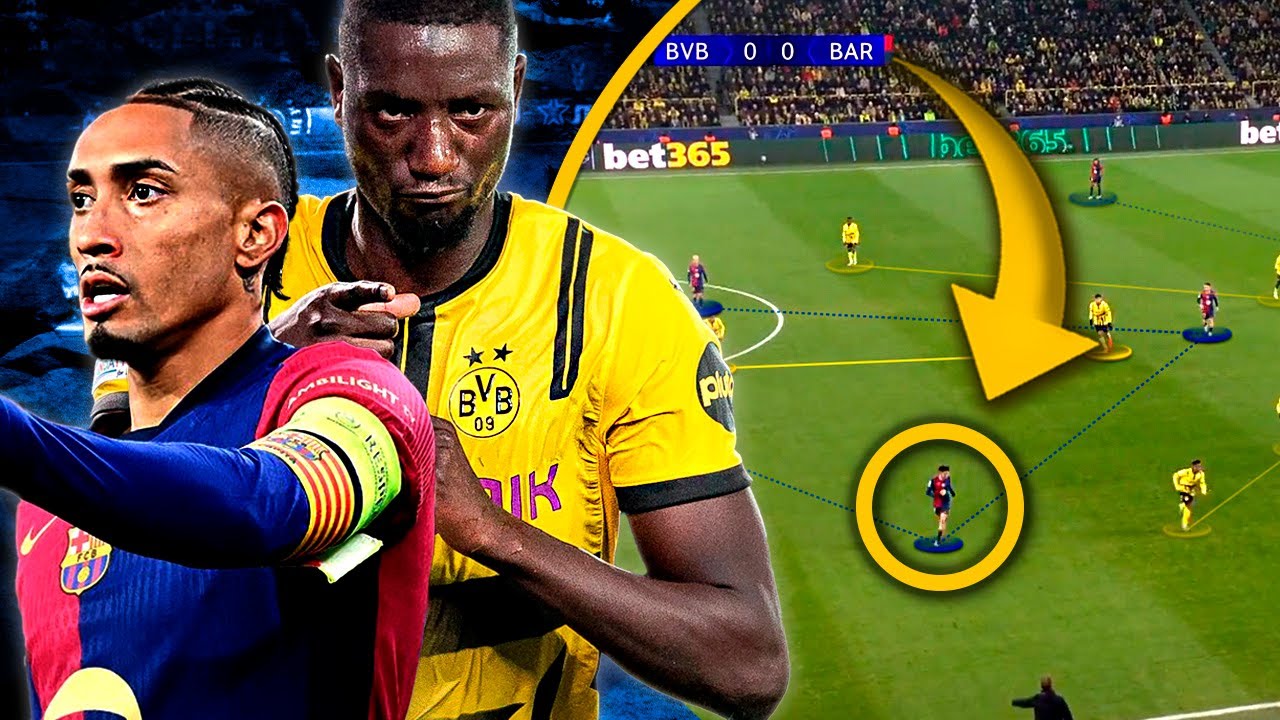 Como a SAÍDA DE BOLA do Barça DERRUBOU a Muralha do Dortmund