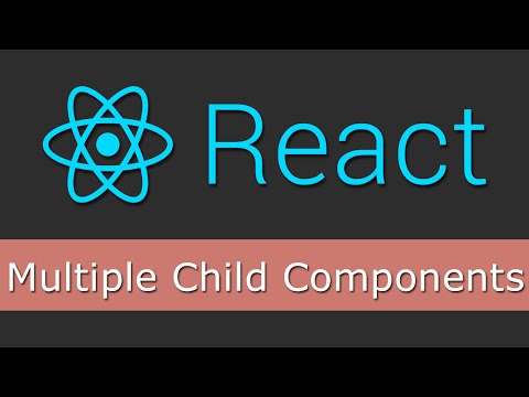 React JS Tutorials for Beginners 10 Multiple Child Components