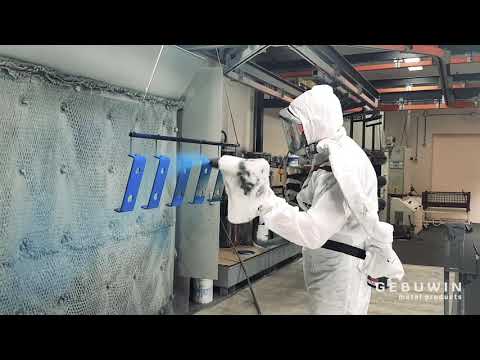 Painting process for hand winches - Gebuwin