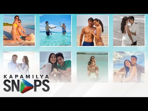 The sweetest moments of Celebrity couples in their romantic beach trips | Kapamilya Snaps