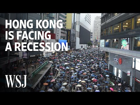 香港為何在抗議和貿易戰中面臨經濟衰退？ (Why Hong Kong Is Facing a Recession Amid Protests and Trade Wars | WSJ)