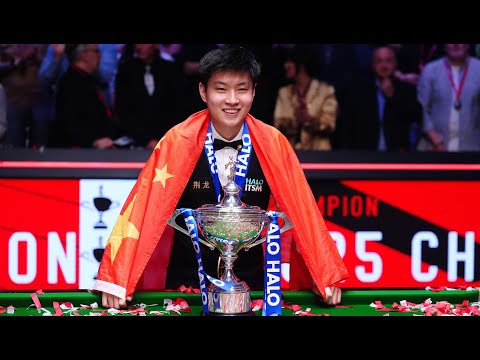 Absolutely Unbelievable Zhao Xintong at the 2025 Snooker World Championship! 2025 World Champion!
