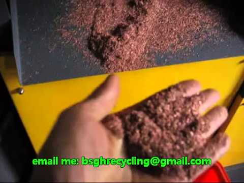 BSGH Hot selling high efficiency BS-400 cable granulator machine