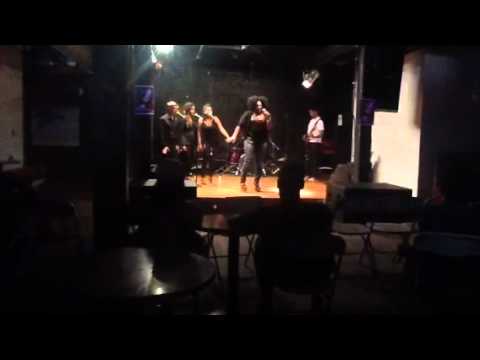 Cheryl performing at the Arts Garage!