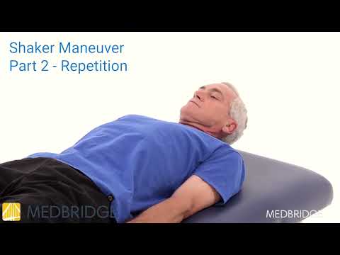 Shaker Maneuver | Shaker Exercise / Head Lift Exercise | MedBridge